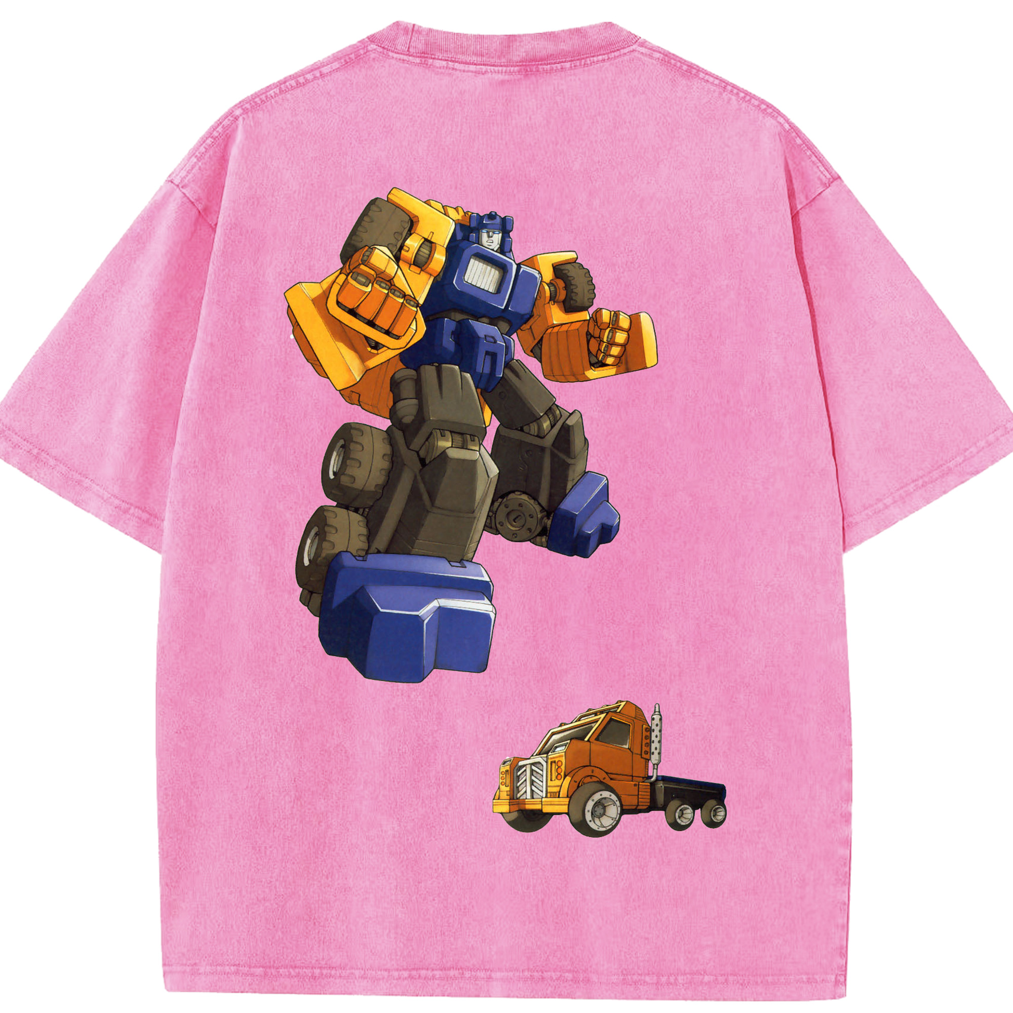 （画像用）  綿100% ヴィンテージ風 半袖Tシャツ（背面プリント）